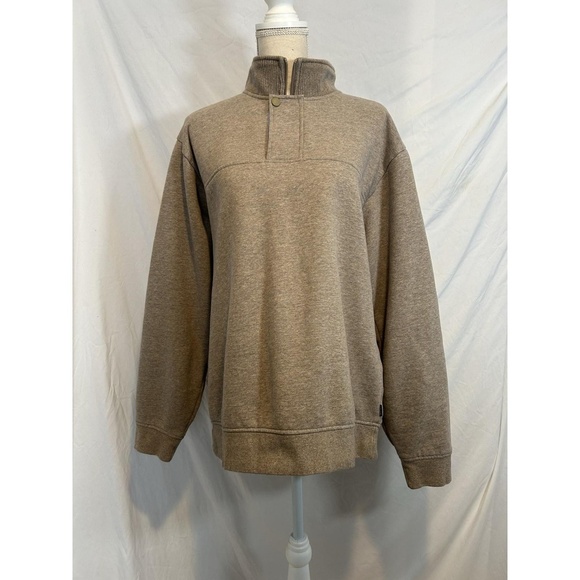 Orvis Other - Orvis Sweatshirt Mens Pullover 1/4 Zip High Neck Long Sleeve Fleece Large